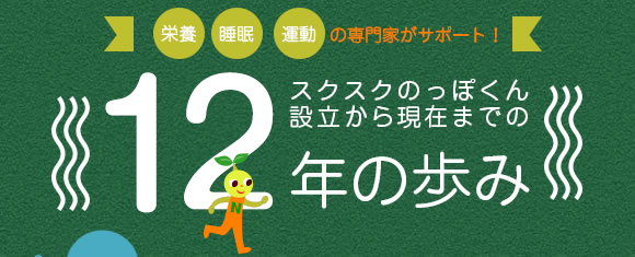 10年の歩み スクスクのっぽくん 設立から現在までの