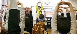 姿勢改善教室 in 千代田区内小学校