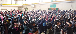 姿勢改善教室 in 千葉県市川市平田小学校