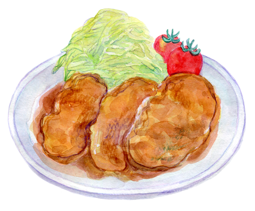 生姜焼きイラスト